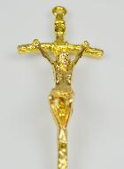 Crucifix à Suspendre 14cm - Or