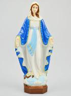 Statue de la Vierge Miraculeuse Résine et Fibre de Verre - 15cm