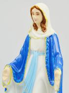 Statue de la Vierge Miraculeuse Résine et Fibre de Verre - 15cm