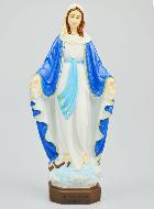 Statue de la Vierge Miraculeuse Résine et Fibre de Verre - 20cm