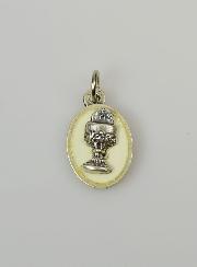 Chapelet en Perles & Médaille ND Lourdes - Argenté
