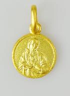 Médaille en Plaqué Or - Sacré Coeur de Jésus - 10mm