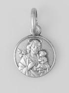 Médaille en Argent Massif - Saint Joseph - 10mm