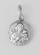 Médaille en Argent Massif - Saint Joseph - 10mm