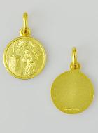 Médaille en Plaqué Or - Sainte Rita - 12mm