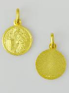 Médaille en Plaqué Or - Sainte Rita - 12mm