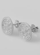 Boucles d'Oreilles en Argent Style Médiéval - 10mm