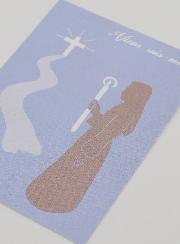 Carte de Confirmation - Viens, Suis-Moi - Modèle Fille