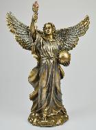 Statue Religieuse de l'Archange Jophiel en Bronze - 35cm