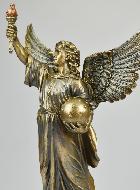 Statue Religieuse de l'Archange Jophiel en Bronze - 35cm