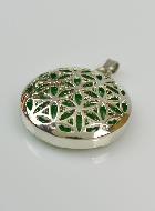 Pendentif Fleur de Vie Pierre naturelle Aventurine Verte