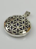 Pendentif Fleur de Vie Pierre naturelle Lapis Lazuli
