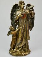 Statue de l'Archange Chamael en Bronze - 31cm