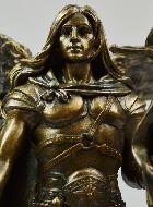 Statue Religieuse de Gabriel Archange en Bronze - 24cm