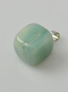 Pendentif en Pierre Naturelle d'Amazonite - 13mm