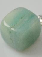 Pendentif en Pierre Naturelle d'Amazonite - 13mm