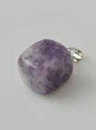 Pendentif en Pierre Naturelle de Lepidolite - 13mm