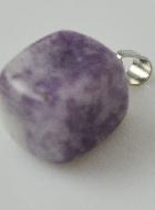 Pendentif en Pierre Naturelle de Lepidolite - 13mm