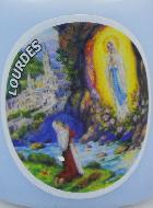 Petit Cierge de Lourdes - Bleu