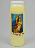 Bougie de Neuvaine à Notre Dame du Grand Pouvoir - 17,5 cm