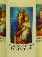 Lot de 3 Bougies de Neuvaine à Notre Dame du Grand Pouvoir
