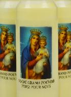 Lot de 20 Bougies de Neuvaine Notre Dame du Grand Pouvoir