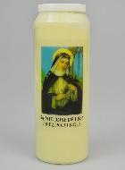 Bougie de Neuvaine Sainte Rose de Lima