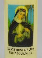 Bougie de Neuvaine Sainte Rose de Lima
