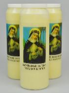 Lot de 3 Bougies de Neuvaine Sainte Rose de Lima
