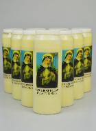 Lot de 10 Bougies de Neuvaine Sainte Rose de Lima