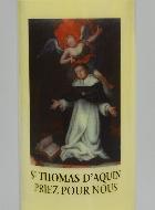 Bougie de Neuvaine Saint Thomas d'Aquin
