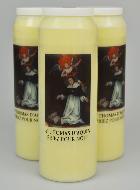 Lot de 3 Bougies de Neuvaine Saint Thomas d'Aquin