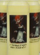 Lot de 20 Bougies de Neuvaine Saint Thomas d'Aquin