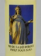 Bougie de Neuvaine Notre Dame de la Délivrance