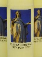 3 Bougies de Neuvaine Notre Dame de la Délivrance