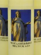6 Bougies de Neuvaine Notre Dame de la Délivrance