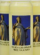 20 Bougies de Neuvaine Notre Dame de la Délivrance