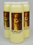 Lot de 3 Bougies de Neuvaine Saint Bernard de Clairvaux