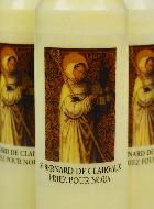 Lot de 6 Bougies de Neuvaine Saint Bernard de Clairvaux