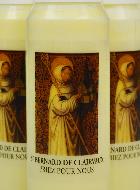 Lot de 20 Bougies de Neuvaine Saint Bernard de Clairvaux