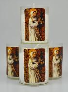 4 Bougies Veilleuse Saint Bernard de Clairvaux