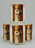 4 Bougies Veilleuse Saint Bernard de Clairvaux