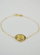 Bracelet Religieux Arbre de Vie en Plaqué Or 18k