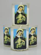 4 Bougies Veilleuse Sainte Rose de Lima