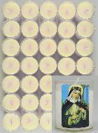24 Bougies Veilleuse Sainte Rose de Lima