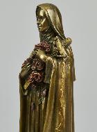 Statue Religieuse de Sainte Thérèse en Bronze - 20cm