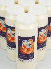 10 Bougies de Neuvaine Joyeux Noël