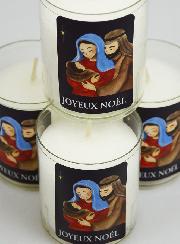 4 Bougies Veilleuse Joyeux Noël