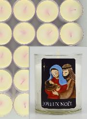 10 Bougies Veilleuse Joyeux Noël