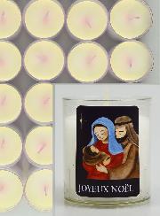 24 Bougies Veilleuse Joyeux Noël